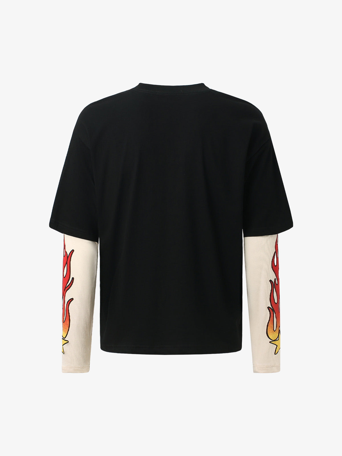 Layered-Look T-Shirt with Gradient Print