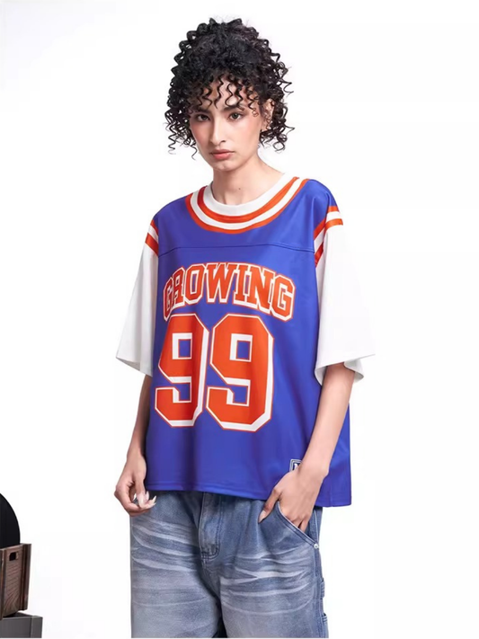 Retro Basketbol Esintili Tişört