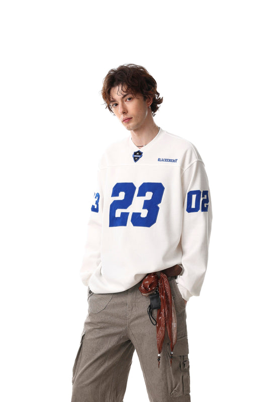 Varsity 23 Baskılı Uzun Kollu Forma