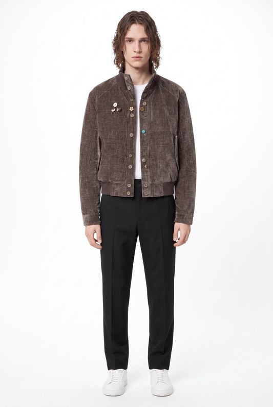 Kadife Bomber Ceket