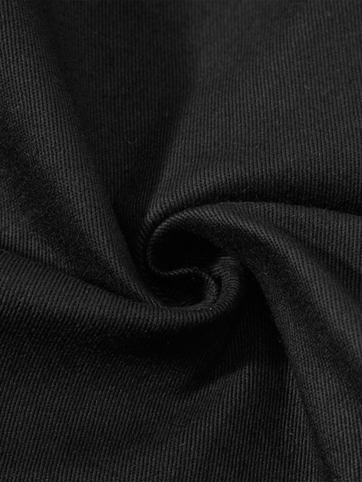 Pleated PU Leather Patchwork Flared Trousers