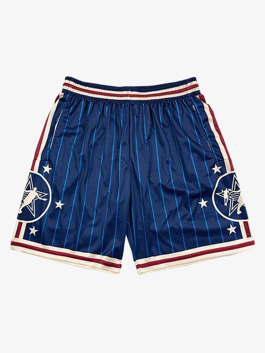 Star Crest Striped Soccer Shorts