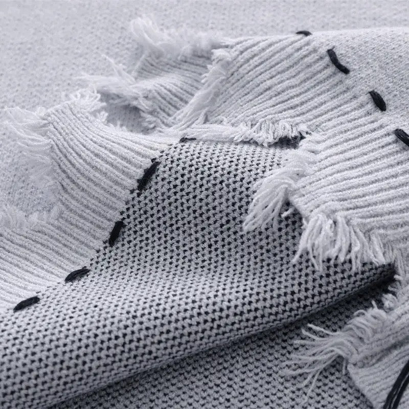 Distressed Knit Vest