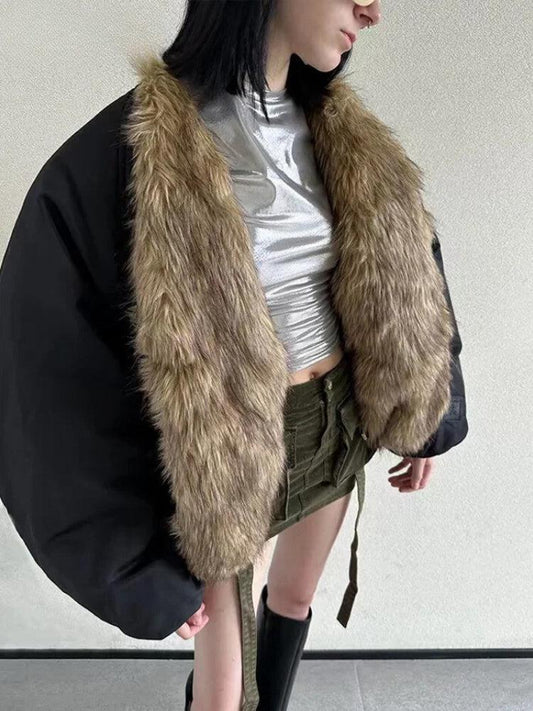 Luxury Fur-Trimmed Puffer Jacket