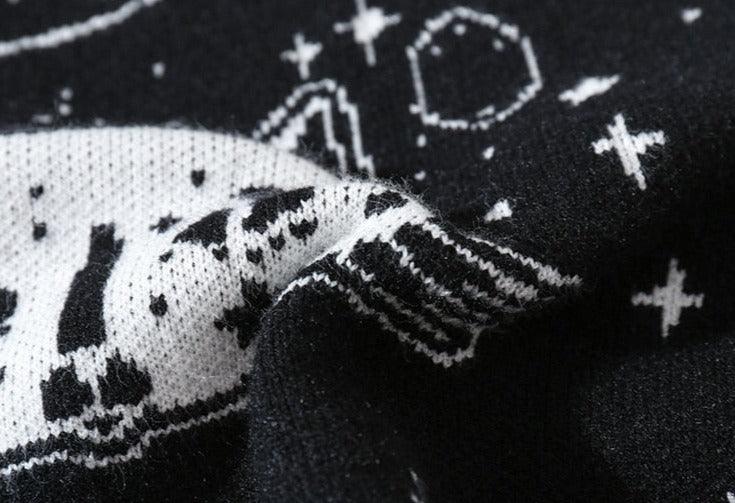 Cat Dream Themed Warm Sweater