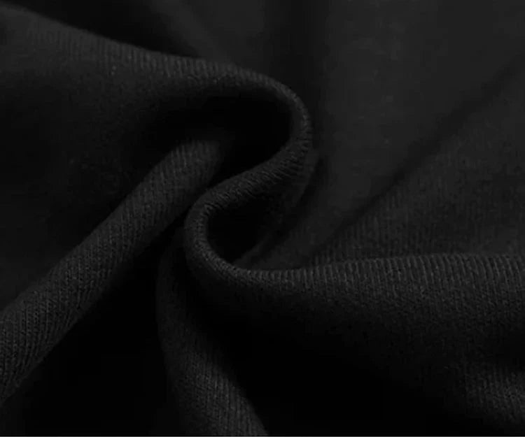 Yanan Soru İşareti Grafik Baskılı Hip Hop Kapüşonlu Sweatshirt