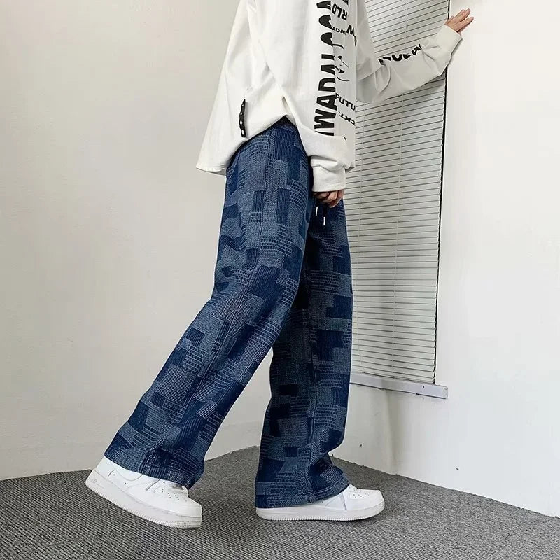 Patchwork Desenli Jogger
