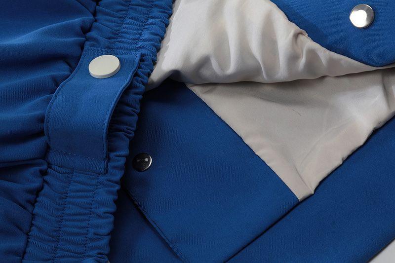 Detachable Part Varsity Motorcycle Jacket