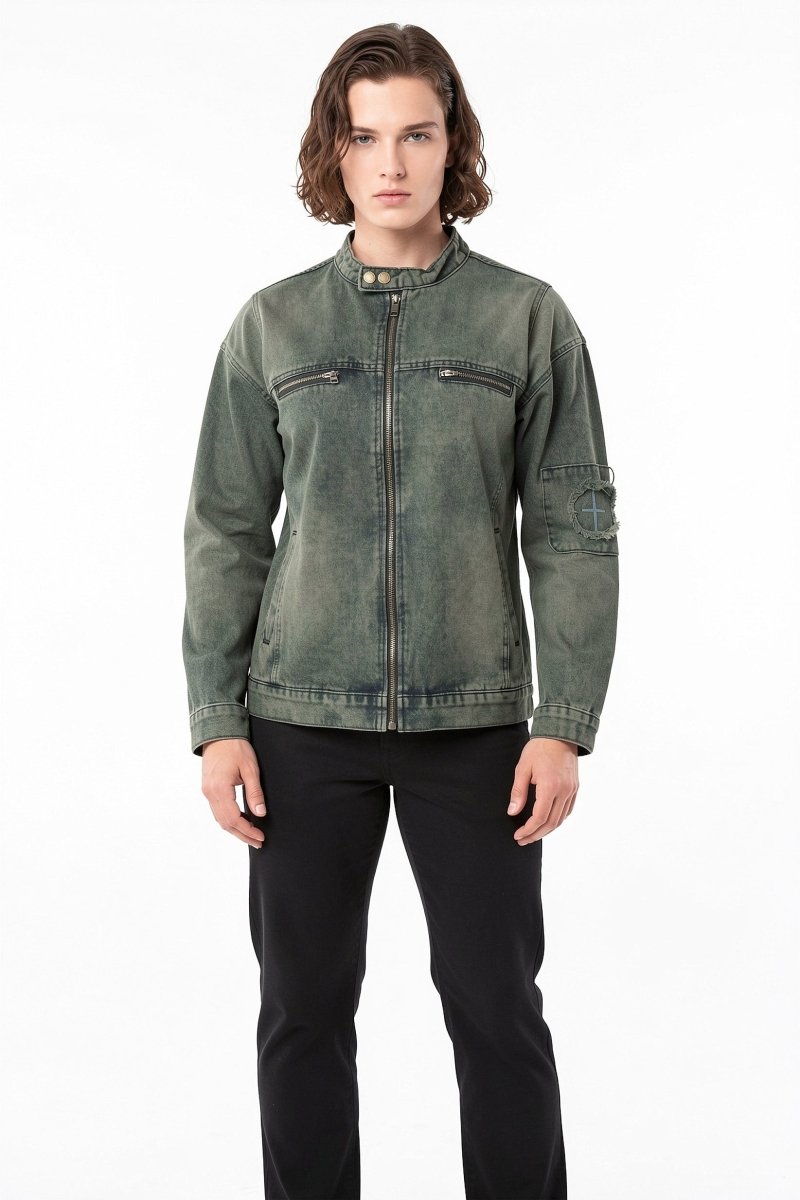 Yıkamalı Denim Ceket
