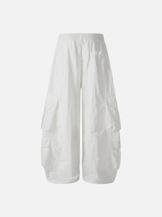 İddialı Baskılı Baggy Kargo Pantolon