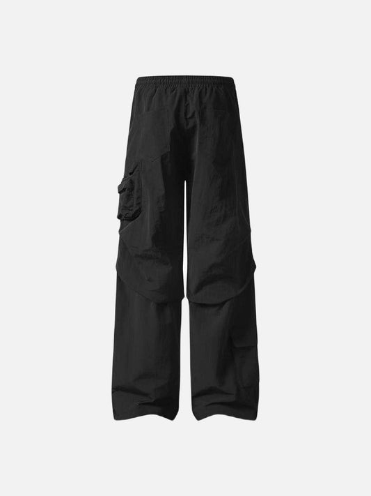 Unisex Geniş Paça Kargo Pantolon