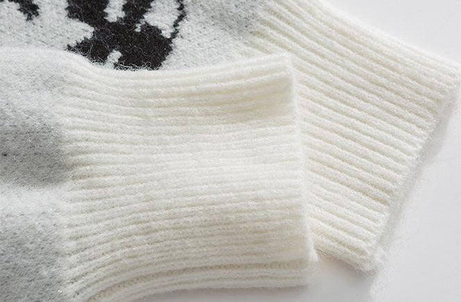 Space-Themed Knitted Unisex Sweater