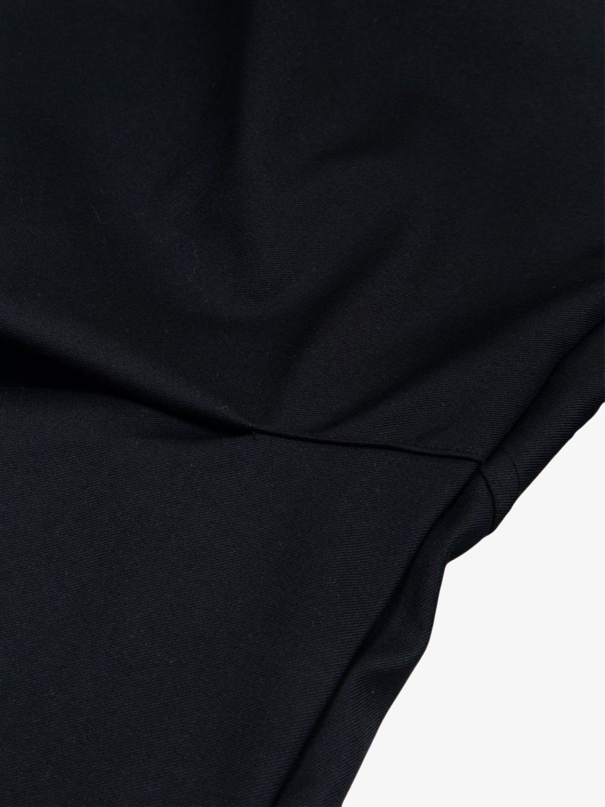 Pleated High-Waist Draped Trousers