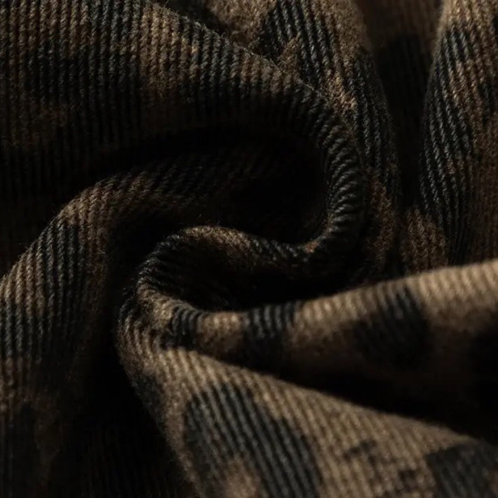 Leopar Baskılı Kot Pantolon Naxro