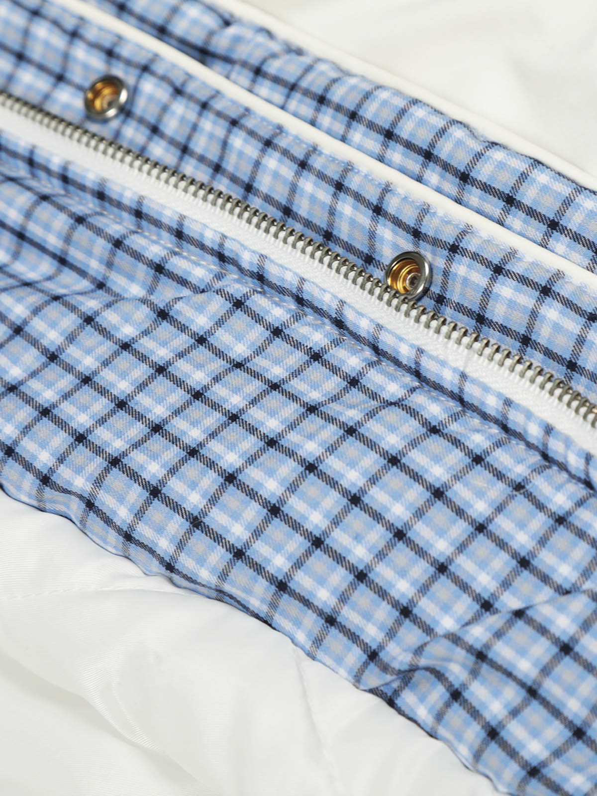 Plaid Collar Quilted Retro Jacket