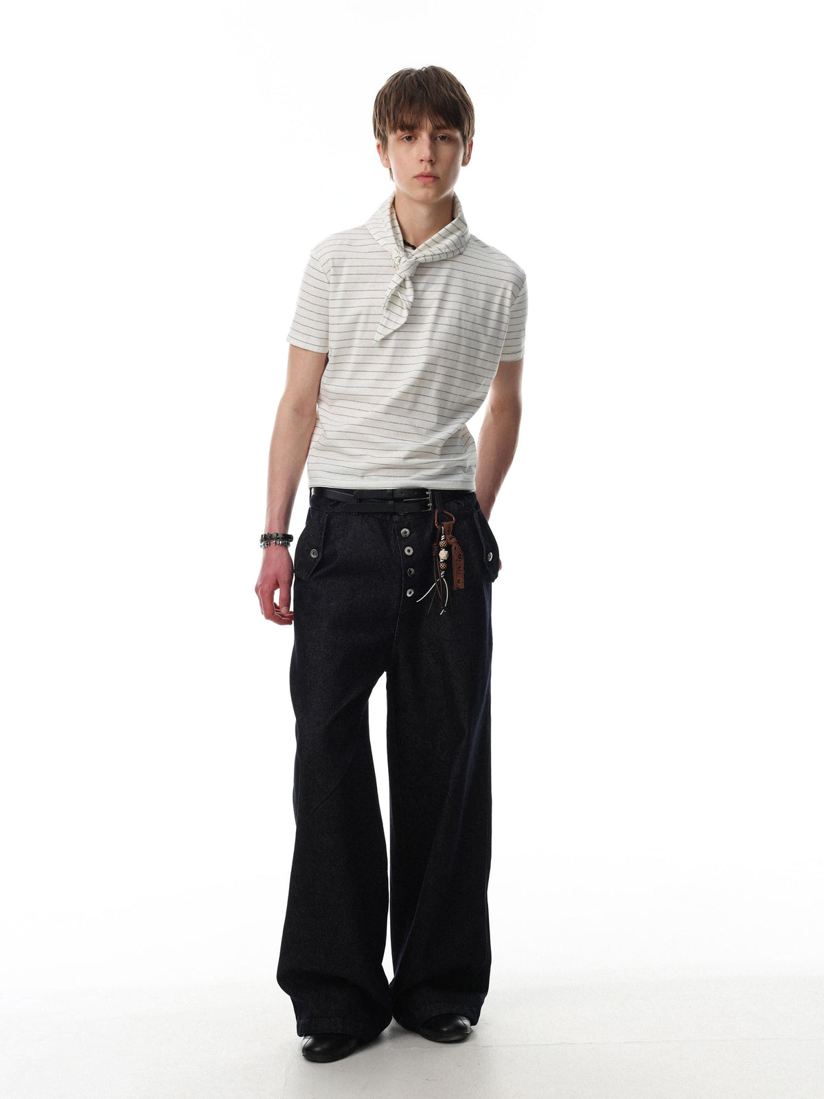 Scarf Neck T-Shirt