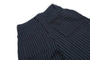 Çizgili Patch Detaylı Geniş Paça Pantolon