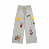Wide Leg Ekose Pantolon, kombin görünüm — Navra Wear