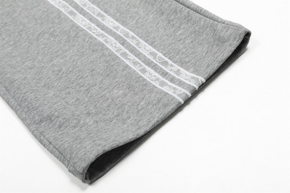 Sayı Baskılı Şeritli Jogger Pantolon