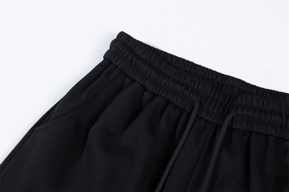 Gül ve Kılıç Nakışlı Bol Paça Pantolon