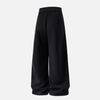 Heavy Fabric Contrast Trousers with Patch Detail