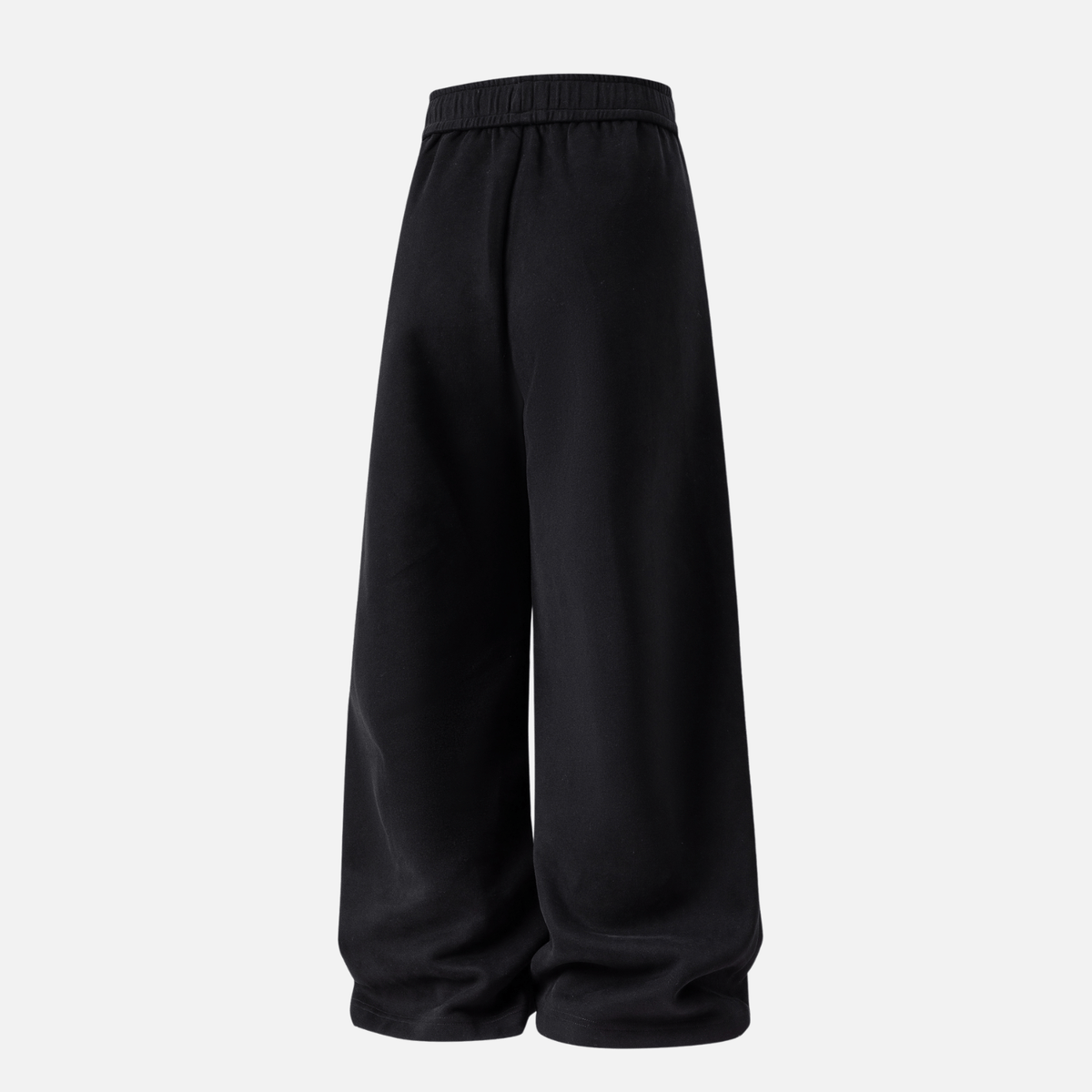 Heavy Fabric Contrast Trousers with Patch Detail