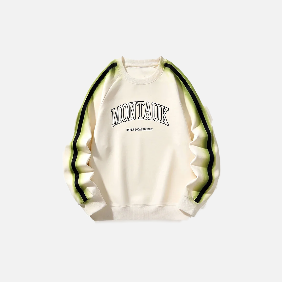 Oversize Cityboy Parçalı Hip Hop Sweatshirt