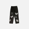 Kadın Y2K Baggy Jean Pantolon, önden görünüm — Navra Wear