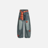Y2K İspanyol Paça Jean Pantolon, önden görünüm — Navra Wear