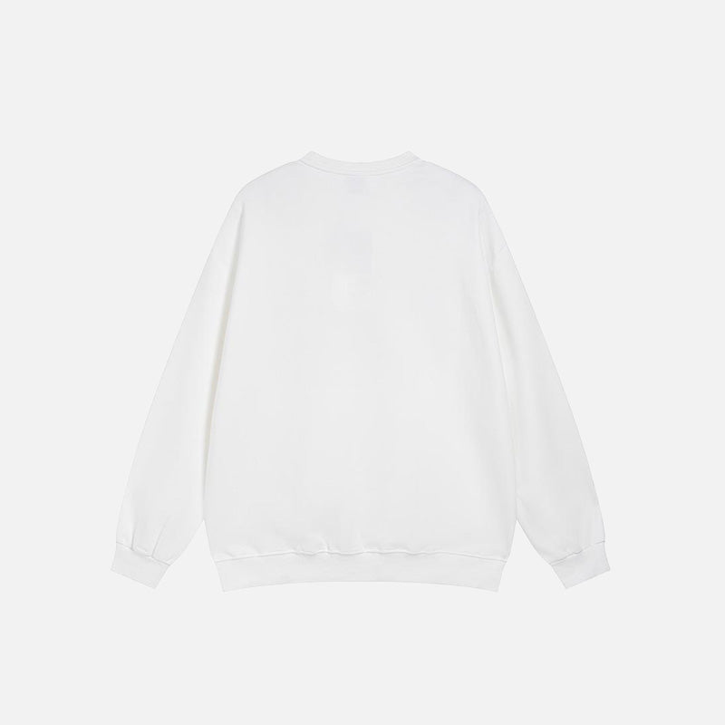 Orman Sisi Baskılı Sweatshirt