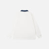 Kelebek Yamalı Oversize Denim Sweatshirt