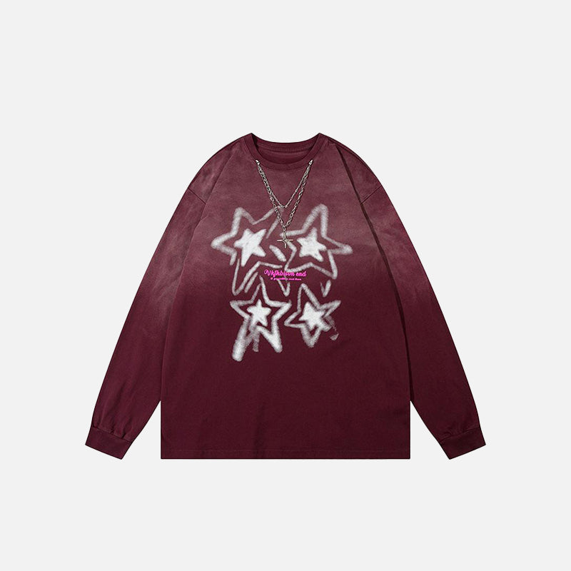 Tüylü Yıldızlar Sweatshirt