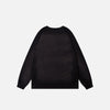 Vintage Baskılı Yıkamalı Sweatshirt