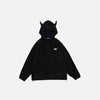 Horn-Motif Hood