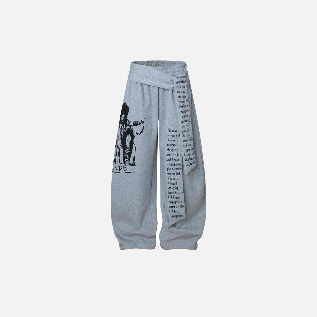 Wide Leg Jogger, detay görünüm — Navra Wear