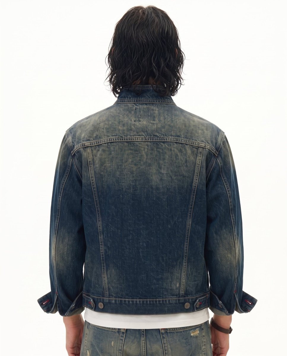Yıkamalı Denim Ceket