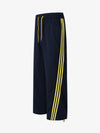 Striped Loose-Fit Wide-Leg Trousers