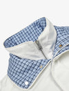 Plaid Collar Quilted Retro Jacket