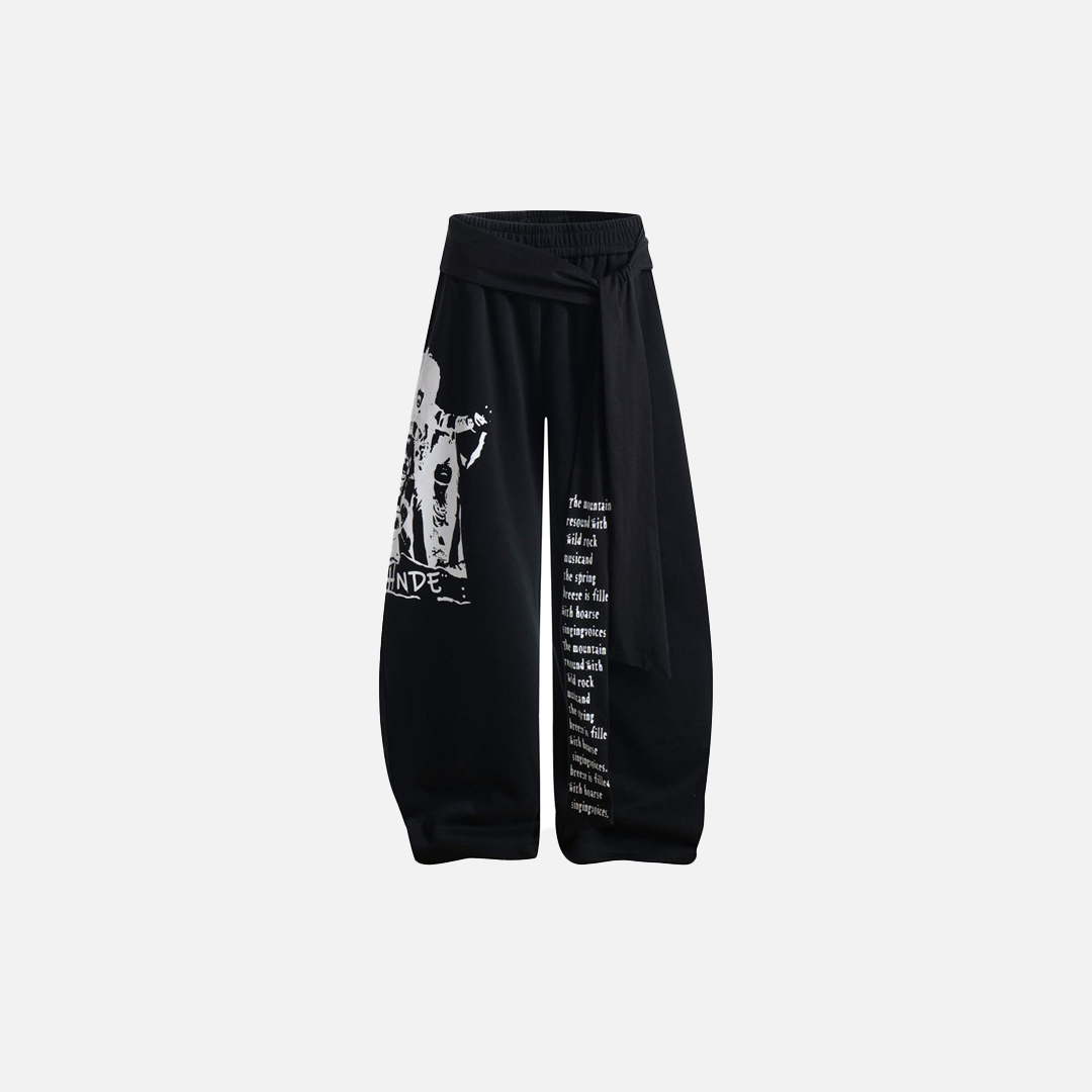 Wide Leg Jogger, önden görünüm — Navra Wear