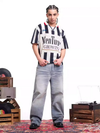 Retro Football Striped Streetwear T-Shirt