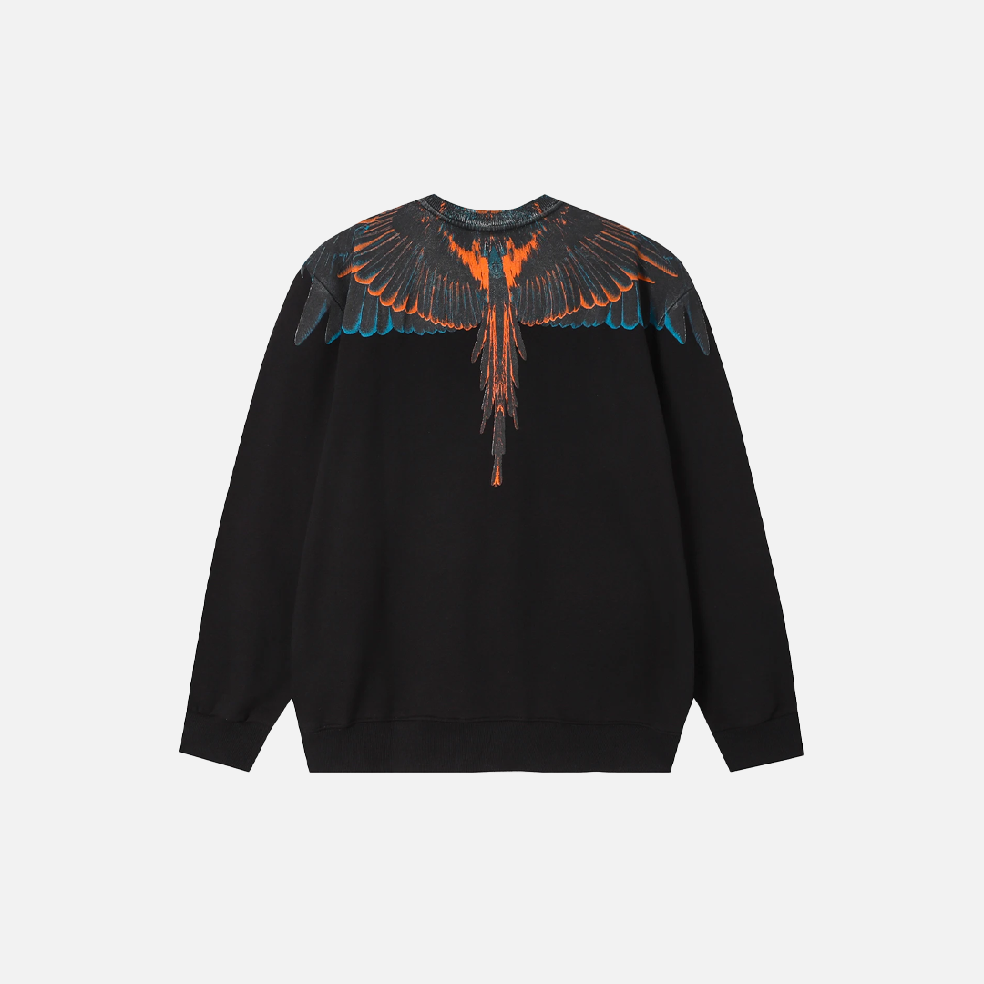 Premium Marcelo Burlon Kanat Baskılı Sweatshirt
