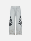 Wide Leg Harf Baskılı Jogger, önden görünüm — Navra Wear