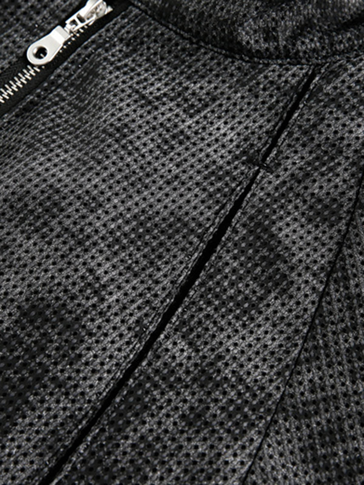 Camouflage Print Mock Neck Modern Jacket