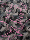 Camouflage Pink Patterned Barrel-Leg Joggers