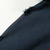 Taç Amblemli Yıpratılmış Kapüşonlu Sweatshirt Naxro
