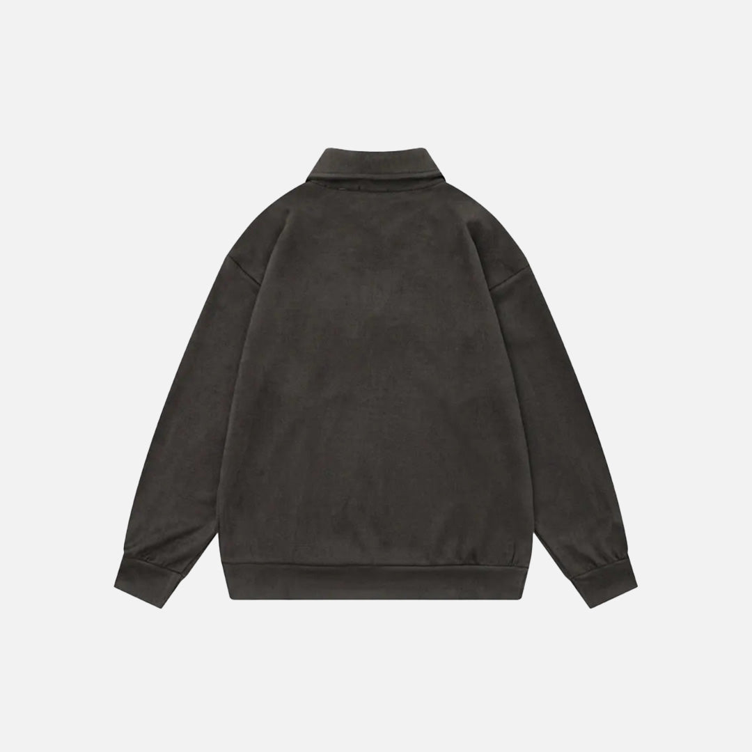 Bol Kesim Y2K Harf Baskılı Sweatshirt
