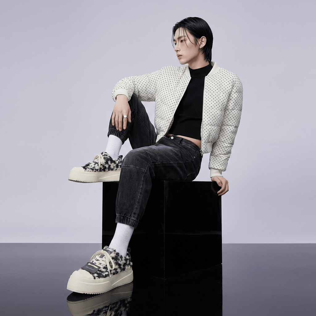 Tweed 6 cm Platform Sneaker
