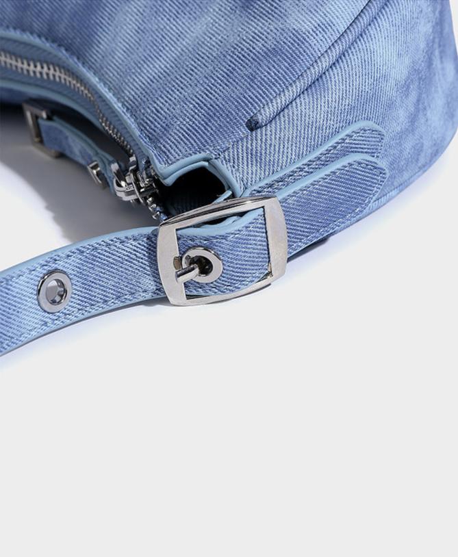 Hilal Formlu Tokalı Hobo Çanta