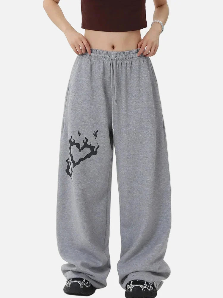 Hip-Hop Baskılı Jogger, önden görünüm — Navra Wear
