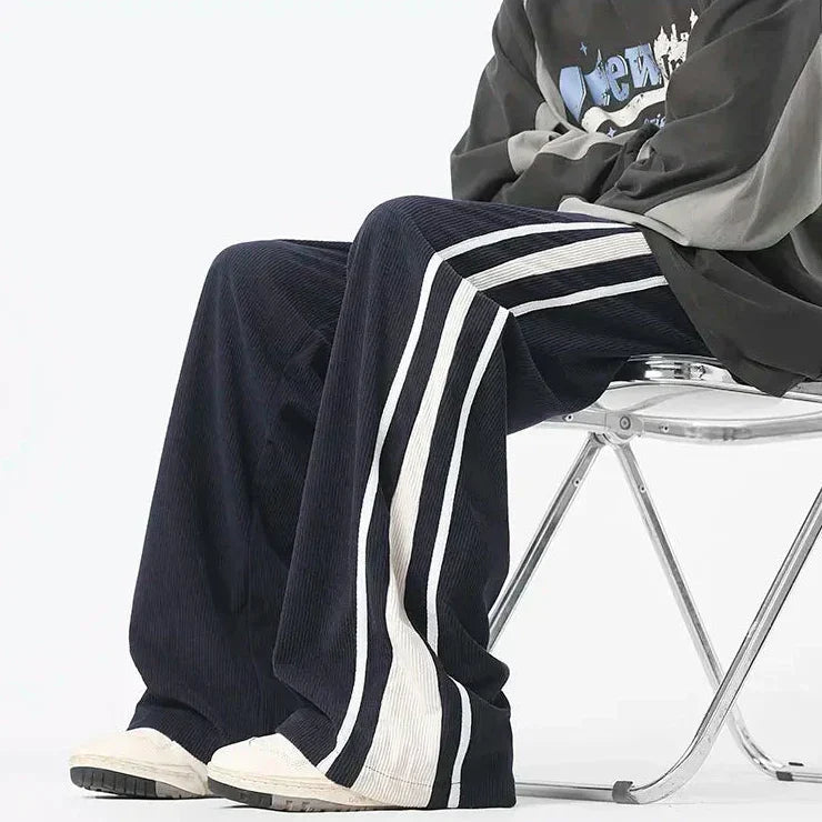Y2K Wide Leg Jogger, yan görünüm — Navra Wear